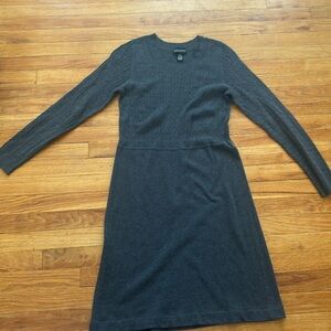 Dialogue Long Sleeve Knit Sweater Dress